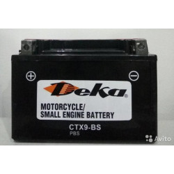 Аккумулятор Deka CTX9-BS (YTX9-BS)