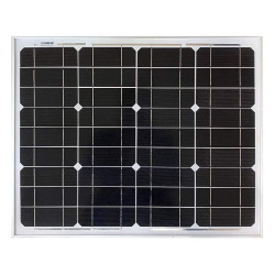Монокристаллическая солнечная панель Sila 30Вт ( 12В ) 5BB