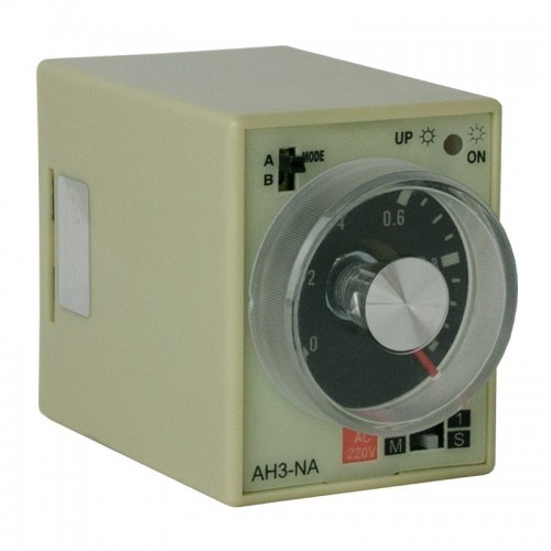 Реле времени 220V AH3-NA (1s-10 min) AC ЭНЕРГИЯ