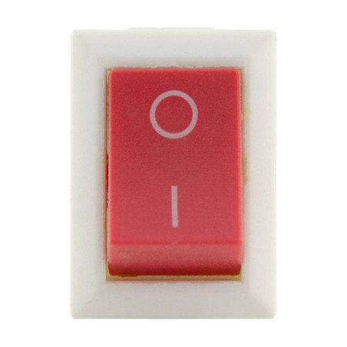 Клавишный переключатель YL211-04 2 положения белый/красная 1НО ЭНЕРГИЯ