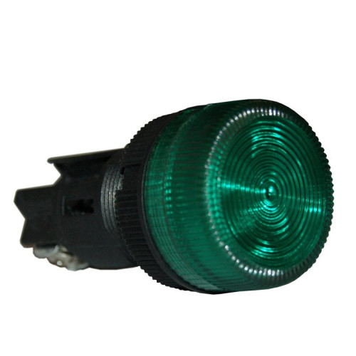 Лампа сигнальная XB2-EV163 d22мм зеленая неон 230В цилиндр ЭНЕРГИЯ