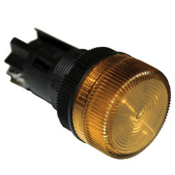 Лампа сигнальная XB2-EV165 d22мм желтая неон 230В цилиндр ЭНЕРГИЯ