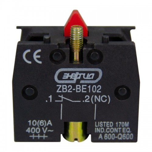 Контакт дополнительный ZB2-BE102 1НЗ для XB2 ЭНЕРГИЯ