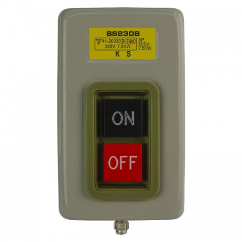 Пост кнопочный BS230B 3P 16A 2 кнопки on/off ЭНЕРГИЯ
