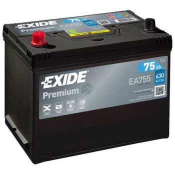 Аккумулятор EXIDE EA755 75 А*ч о.п.