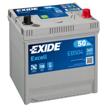 Аккумулятор EXIDE EB504 12В 50 А*ч о.п. 