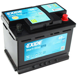  Аккумулятор EXIDE EL600 60 А*ч о.п. 