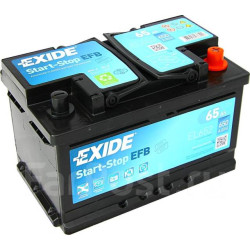  Аккумулятор EXIDE EL652 65 А*ч о.п. 