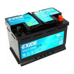Аккумулятор EXIDE EL700 70 А*ч о.п. 