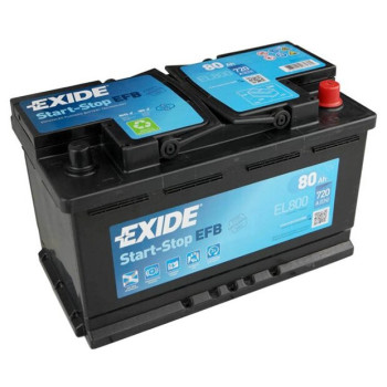  Аккумулятор EXIDE EL800 80 А*ч п.п. 