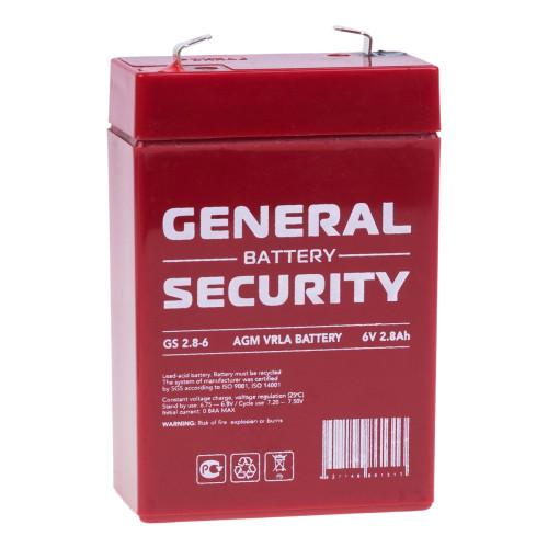 Купить Аккумулятор General Security GS 2,8-6