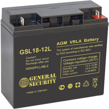 Купить Аккумулятор General Security GSL 18-12L
