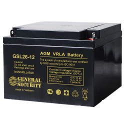 Аккумулятор General Security GSL 26-12