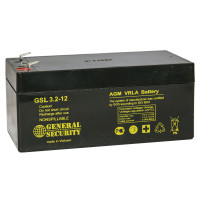 Аккумулятор General Security GSL 3,2-12