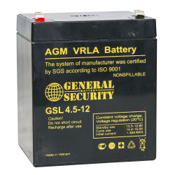 Аккумулятор General Security GSL 4,5-12