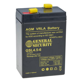 Купить Аккумулятор General Security GSL 4,5-6