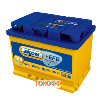Купить Аккумулятор АКОМ Standart LB 60 А*ч о.п.