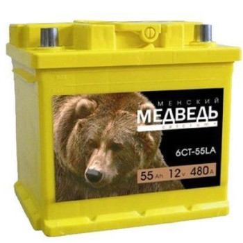 Купить Аккумулятор Тюменский Медведь 55 А*ч о.п.