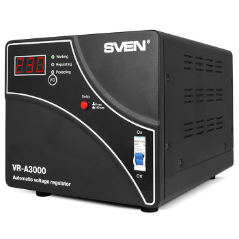 Купить Однофазный стабилизатор напряжения SVEN VR-A3000
