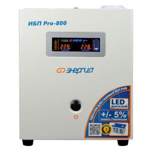 Купить Комплект ИБП Энергия Pro 800 + Delta DTM 12100 L